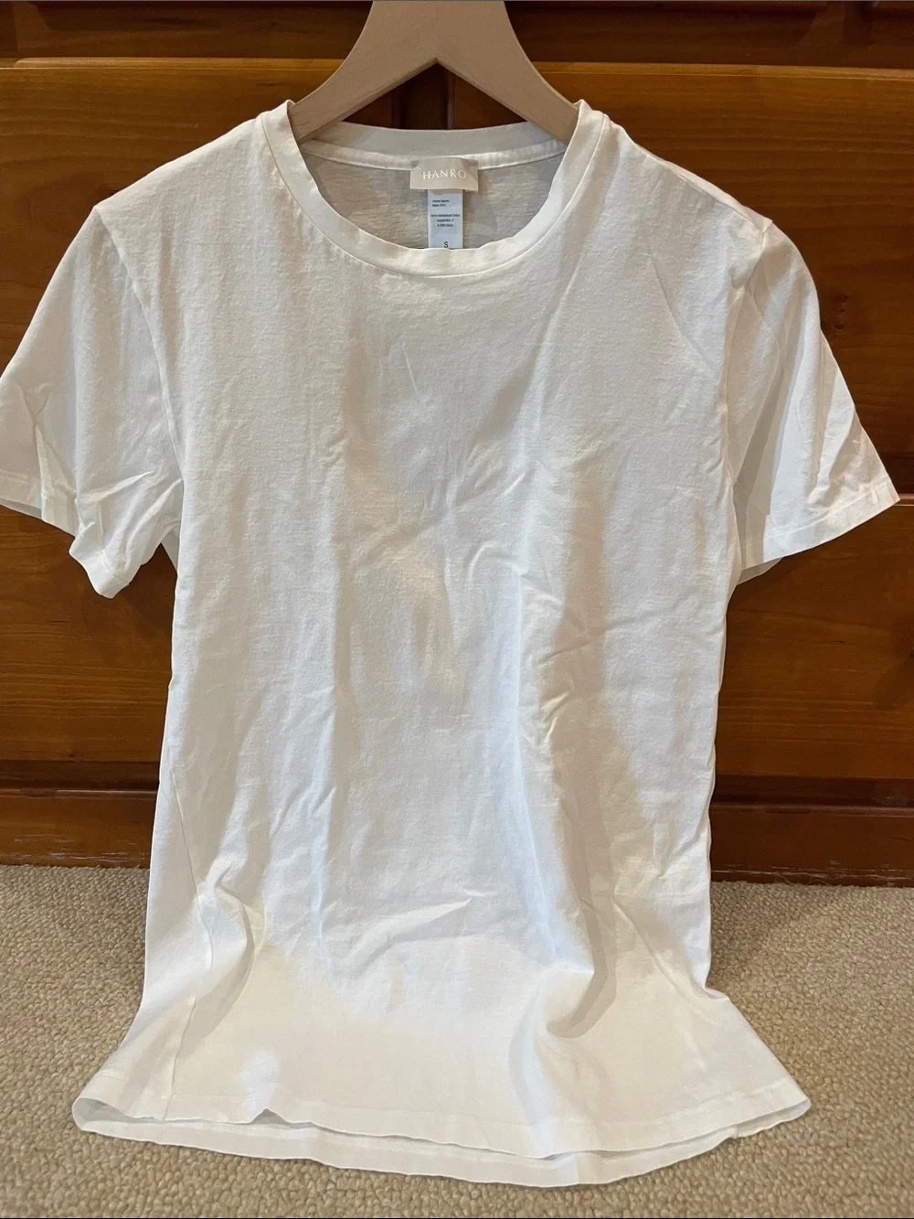 Hanro ‘Cotton Sporty’ Crew Neck Cotton T-Shirt